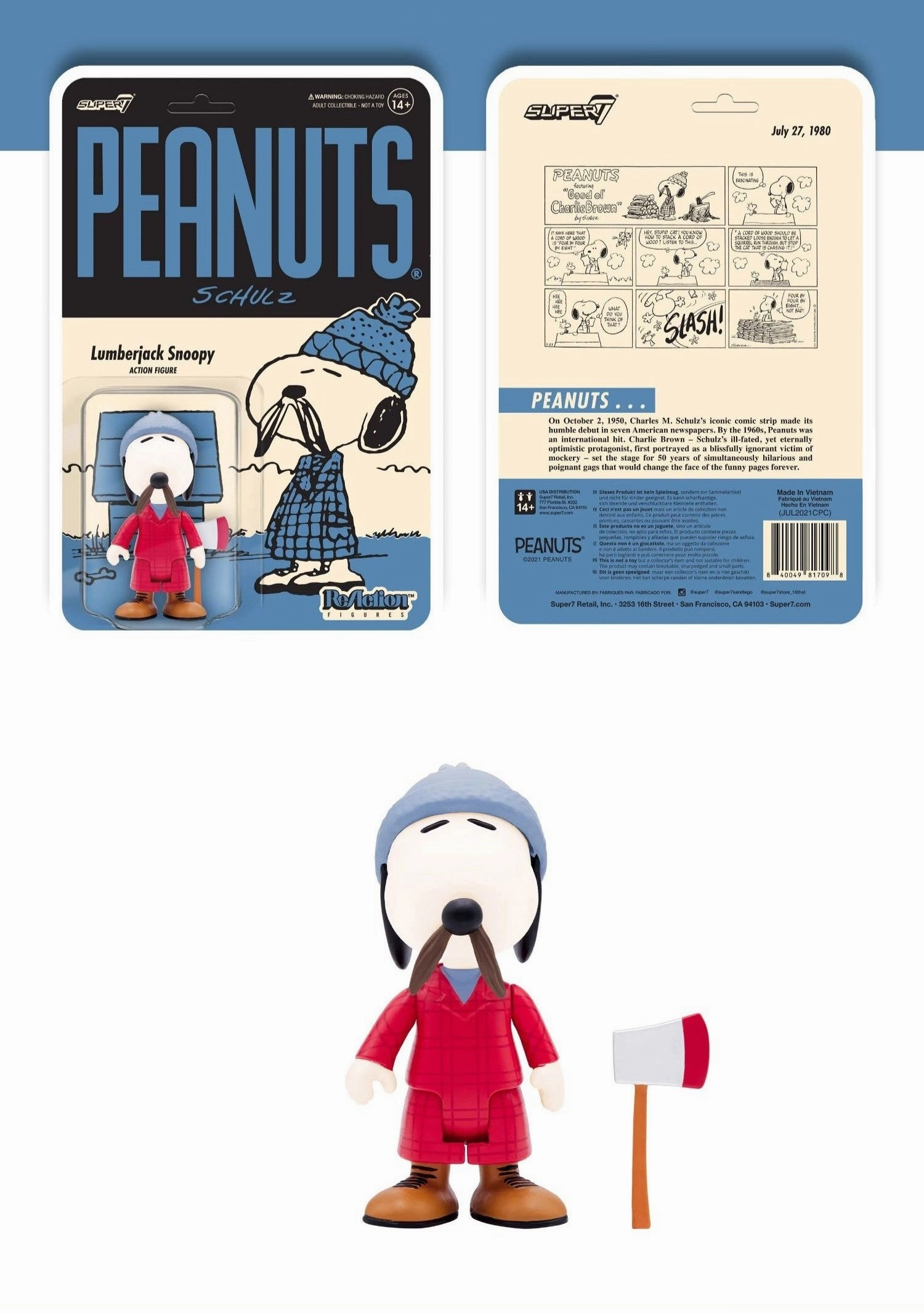 Peanuts Snoopy Vol.5 Vinyl ReAction Figure Fan Convention