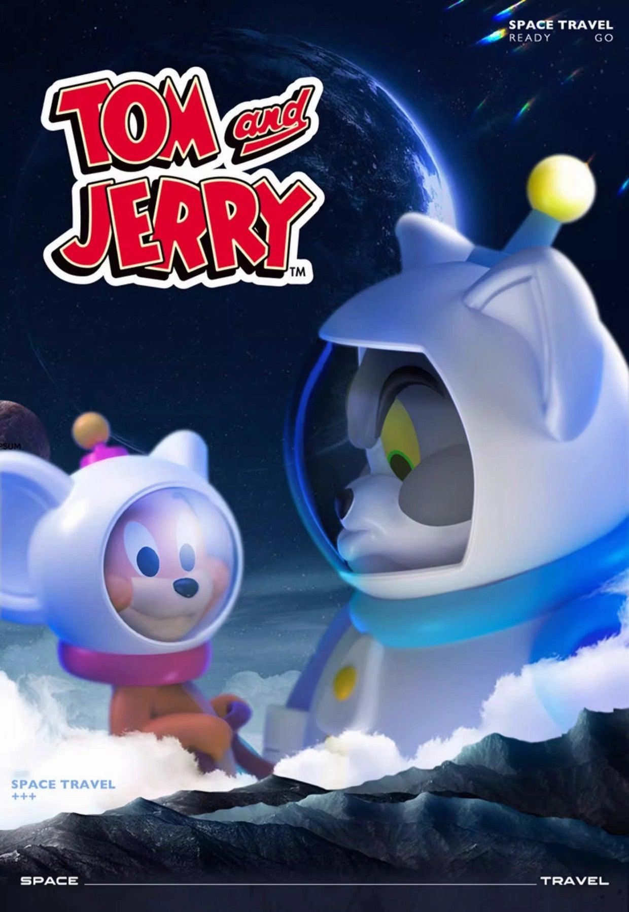 Gaming Merchandise Premium Figure Tom & Jerry Space Travel Mini Figure