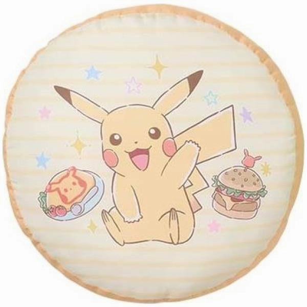 Master Collector Movie Display Pokemon: Pikachu Cafe Art Reversible Cushion