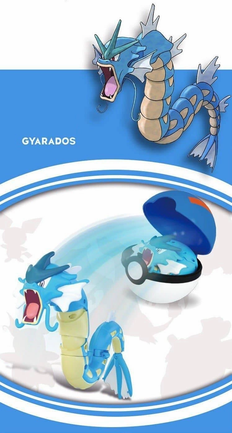 Cute Figure PokemonGo Gyarados Pokeball