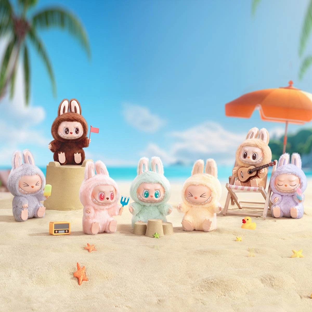 Blind Box Toy POP MART THE MONSTERS LABUBU Have a Seat Vinyl Plush Blind Box