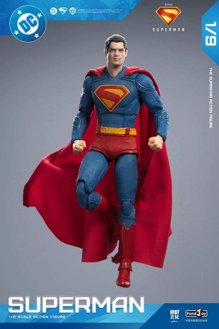 Game Character Miniature Art FondJoy DC Studios Superman Regular Edition Action Figure