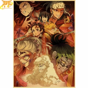 Poster Arc quartier des plaisirs - Demon Slayer? PVC Object