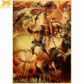 Poster Bataille de Shiganshina - L'Attaque des Titans? promotional item Action Product