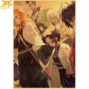 Dining Table Limited Object Poster des Piliers (Hashira) - Demon Slayer?