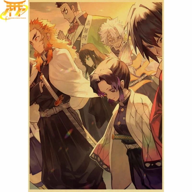 Dining Table Limited Object Poster des Piliers (Hashira) - Demon Slayer?