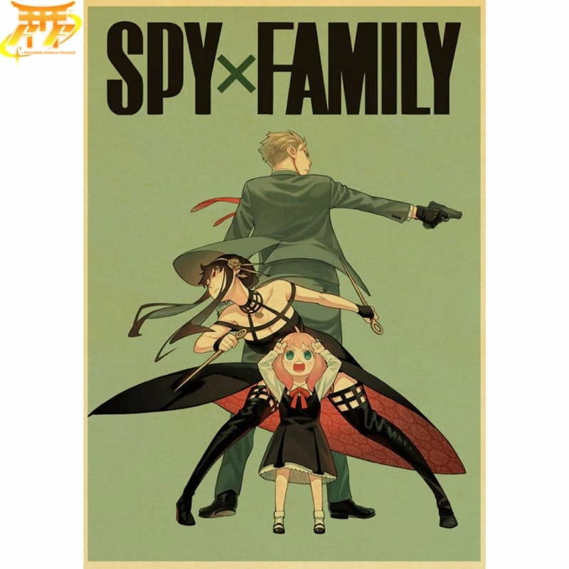 Experiment Design Poster Forger Family "Combat" - Spy x Family?
