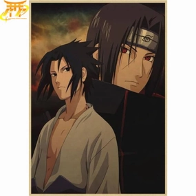 Poster Fratrie Uchiwa - Naruto? Cute Figure Surrealist Art