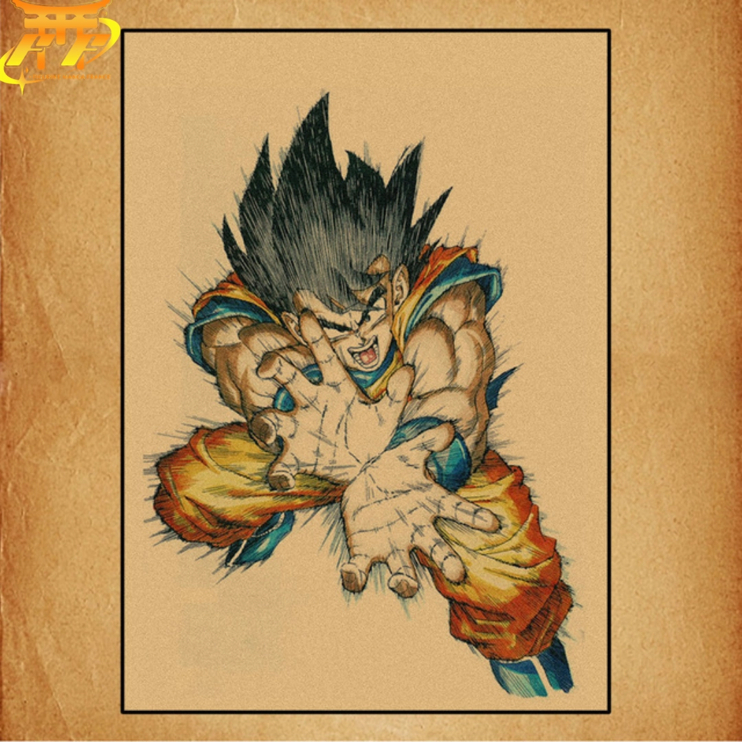 Poster Goku Kamehameha - Dragon Ball Z? Breathable Style Quiet Charm