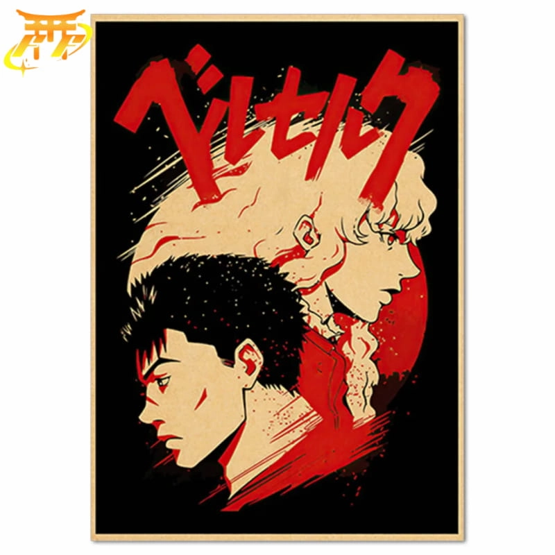 Vinyl Item Worldwide Fanbase Poster Guts et Griffith - Berserk?