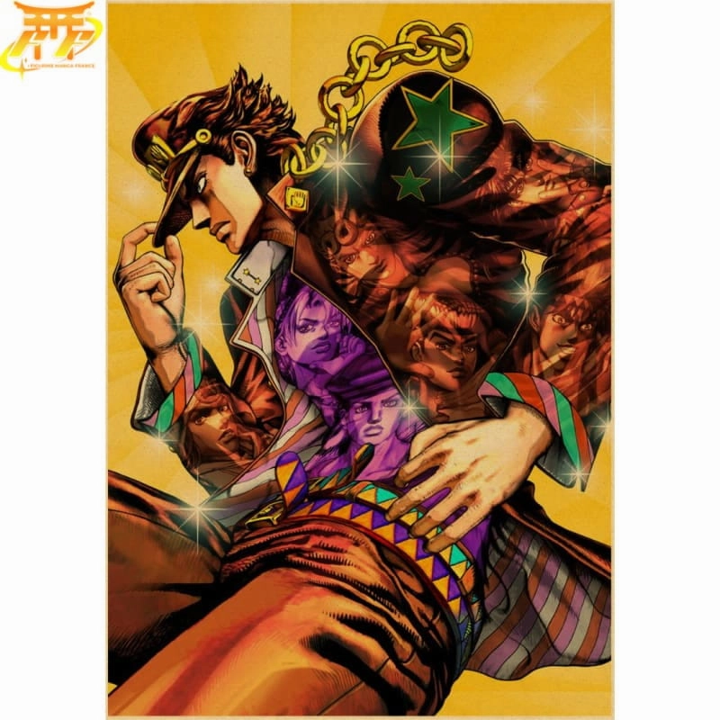 Poster Jotaro Kujo - Jojo's Bizarre Adventure? Superhero Goods