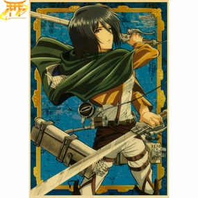 Poster Mikasa Ackerman -  L'Attaque des Titans? Secondary Market Exhibition Piece