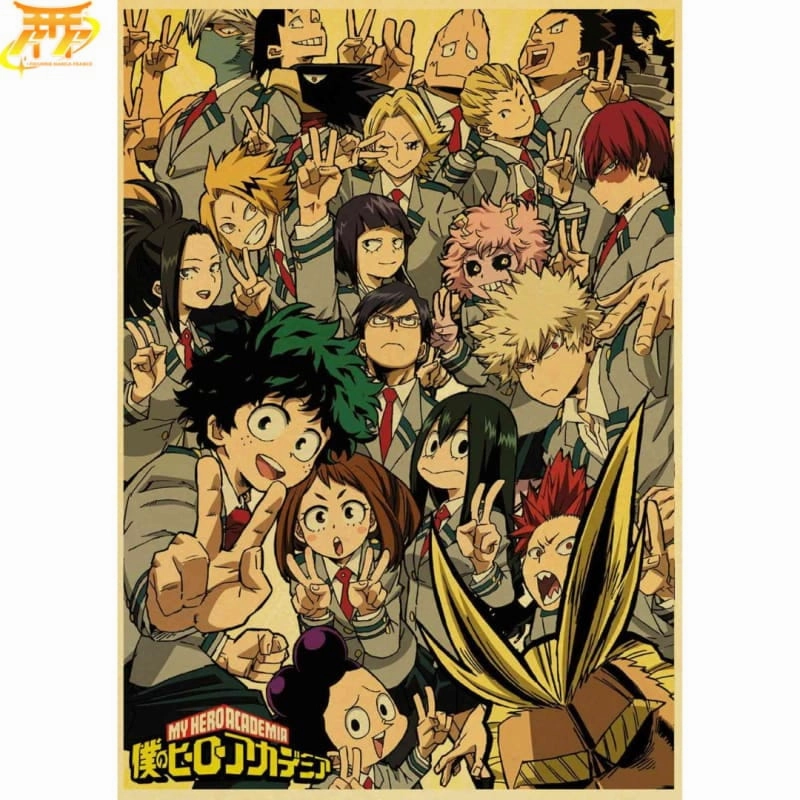 Poster Seconde A de Yuei - My Hero Academia? Chibi Sculpture Premium Creation