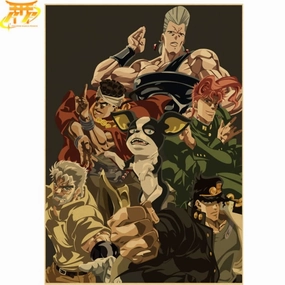 Poster Stardust Crusaders - Jojo's Bizarre Adventure? Chibi Collectible Children's Toy