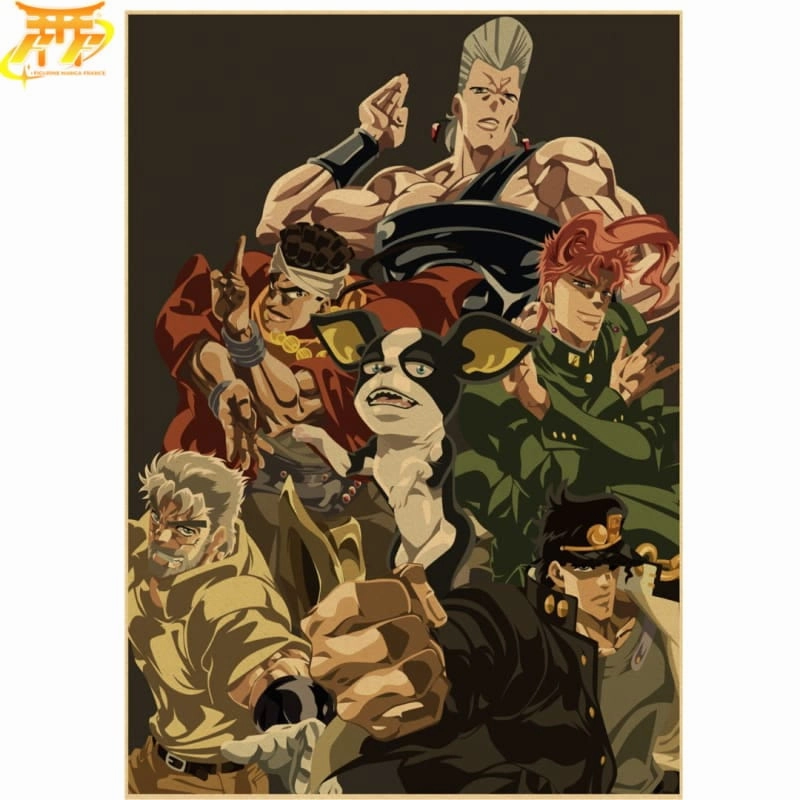 Poster Stardust Crusaders - Jojo's Bizarre Adventure? Chibi Collectible Children's Toy