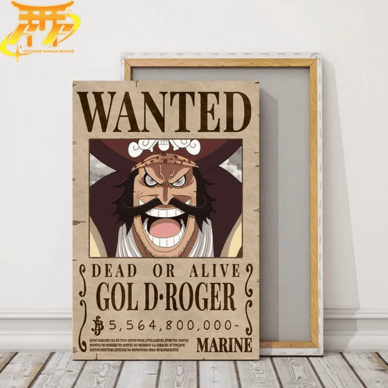 Poster Wanted Gol D. Roger - One Piece? Anime Figure