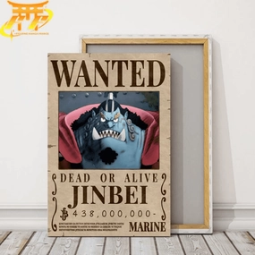 Poster Wanted Jinbe - One Piece? Character Level Imaginative Play