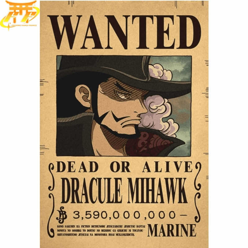 Hospital Play Poster Wanted Mihawk - One Piece?