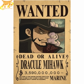 Hospital Play Poster Wanted Mihawk - One Piece?