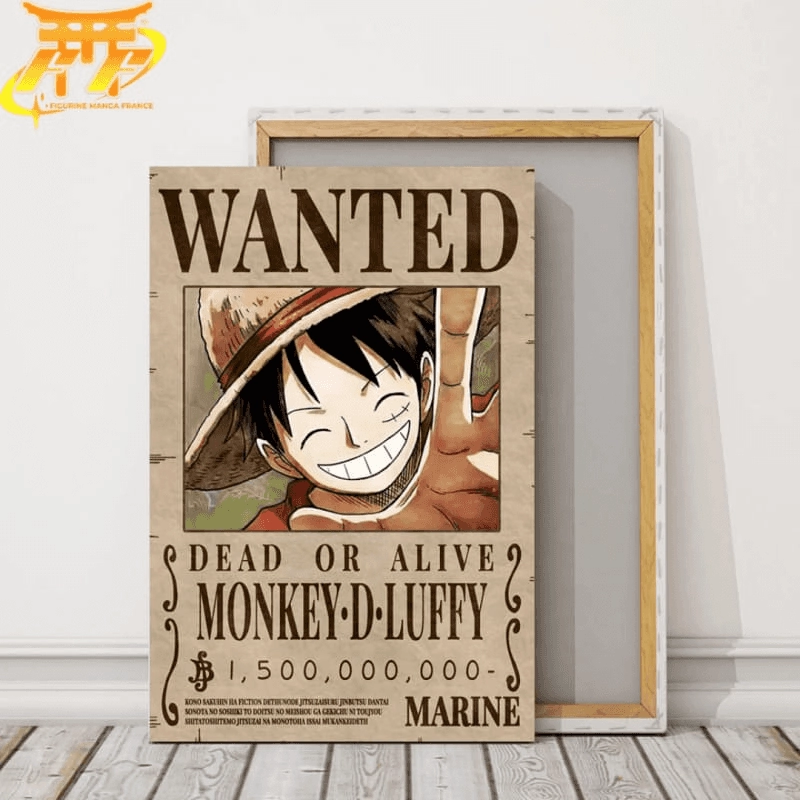 Machine learning Poster Wanted Monkey D. Luffy - One Piece?