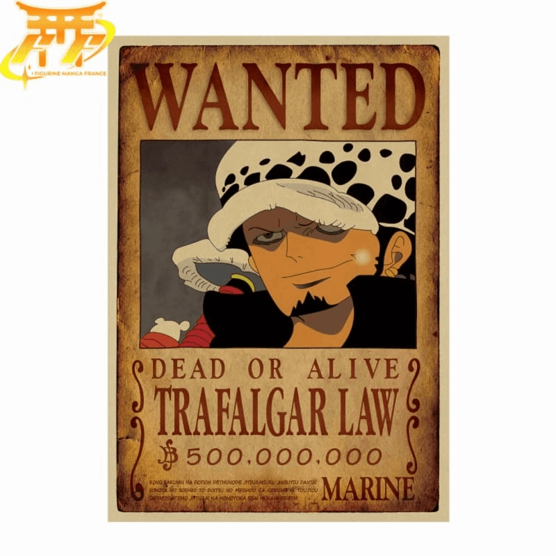 Calculus Concept Holiday Celebration Poster Wanted Trafalgar D. Law - One Piece?