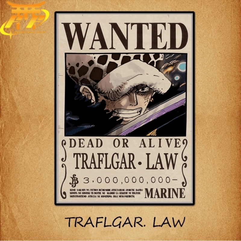 Advanced Tool Sequel Hook Poster Wanted Trafalgar D. Water Law - One Piece?