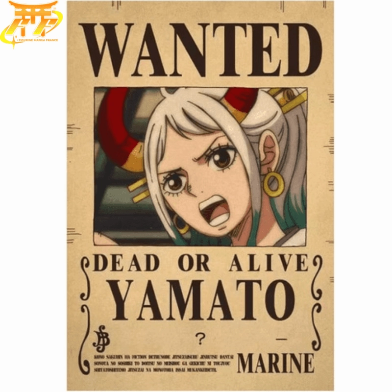 Skill Building UV Unwrap Poster Wanted Yamato - One Piece?