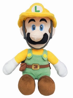 Super Mario Bros.: Luigi (Super Mario Maker) 8" Plush Famous Scientist
