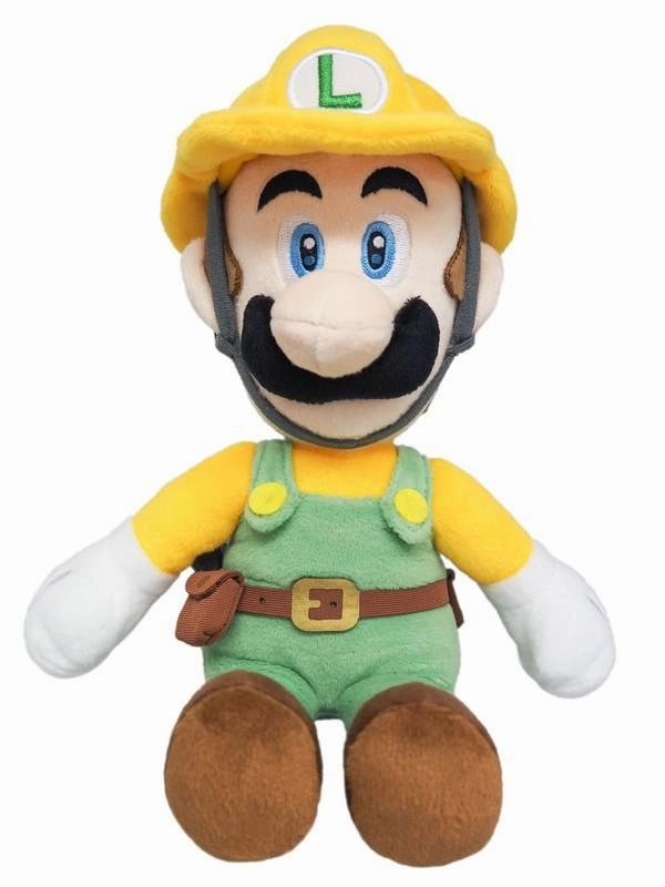 Super Mario Bros.: Luigi (Super Mario Maker) 8" Plush Famous Scientist