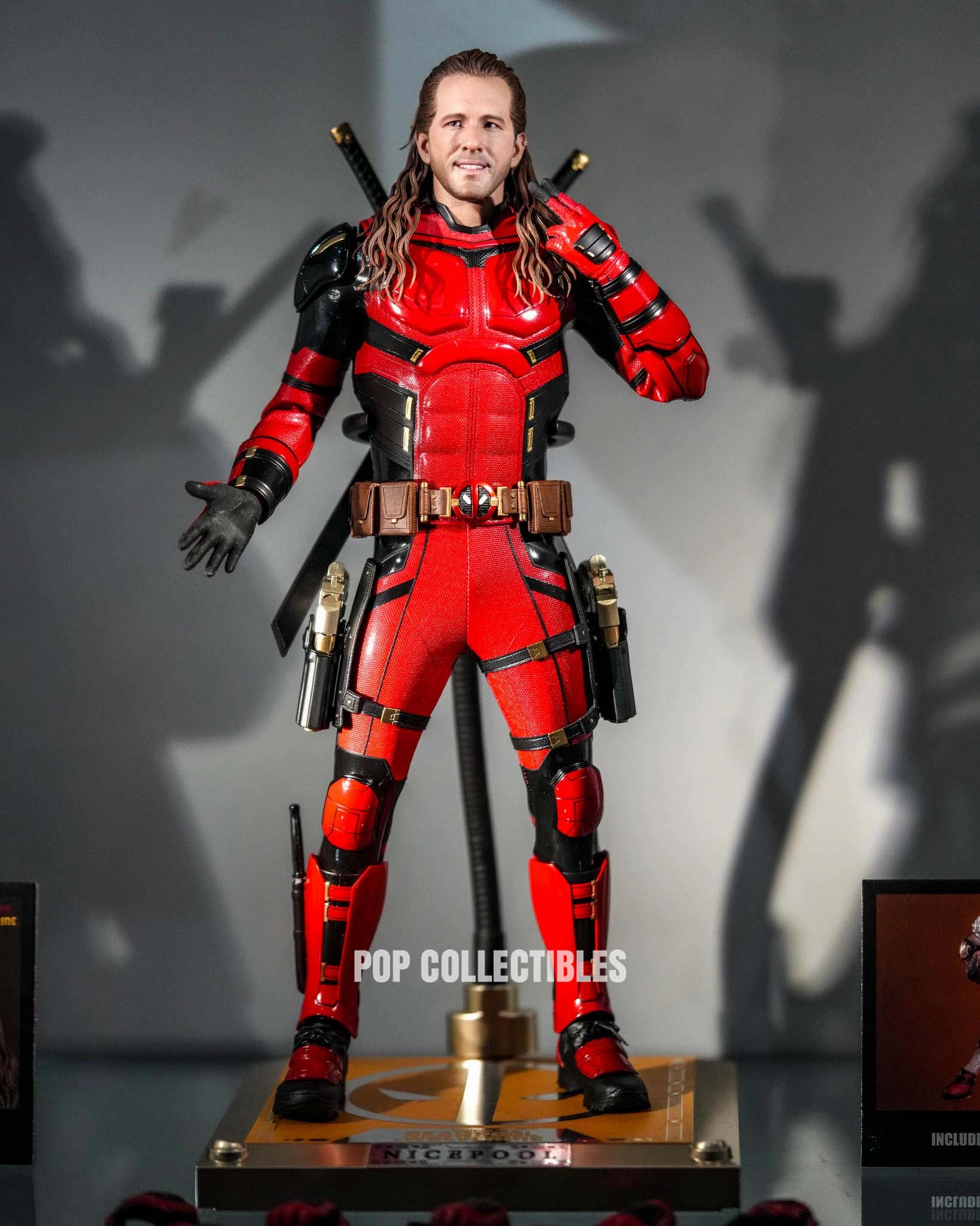 Preorder! Hot Toys MMS788 Deadpool & Wolverine Nicepool  1/6th Scale Collectible Figure Pop Art Creative Outlet