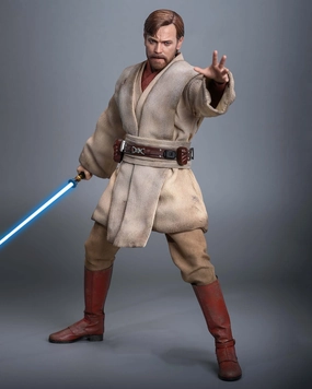 Preorder! Hot Toys MMS843 Star Wars: Revenge Of The Sith 1/6th scale Obi-Wan Kenobi (Mustafar) Collectible Figure Metaverse Asset Superhero Showcase