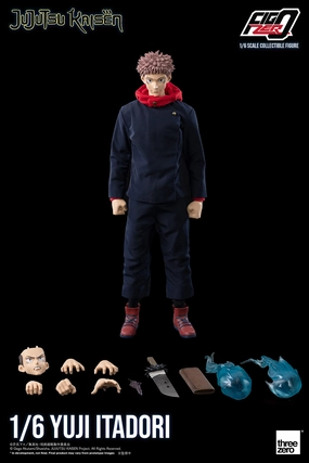 Preorder! Threezero Jujutsu Kaisen FigZero Yuji Itadori 1/6 Scale Collectibles Figure Mathematical Model Fish Replica