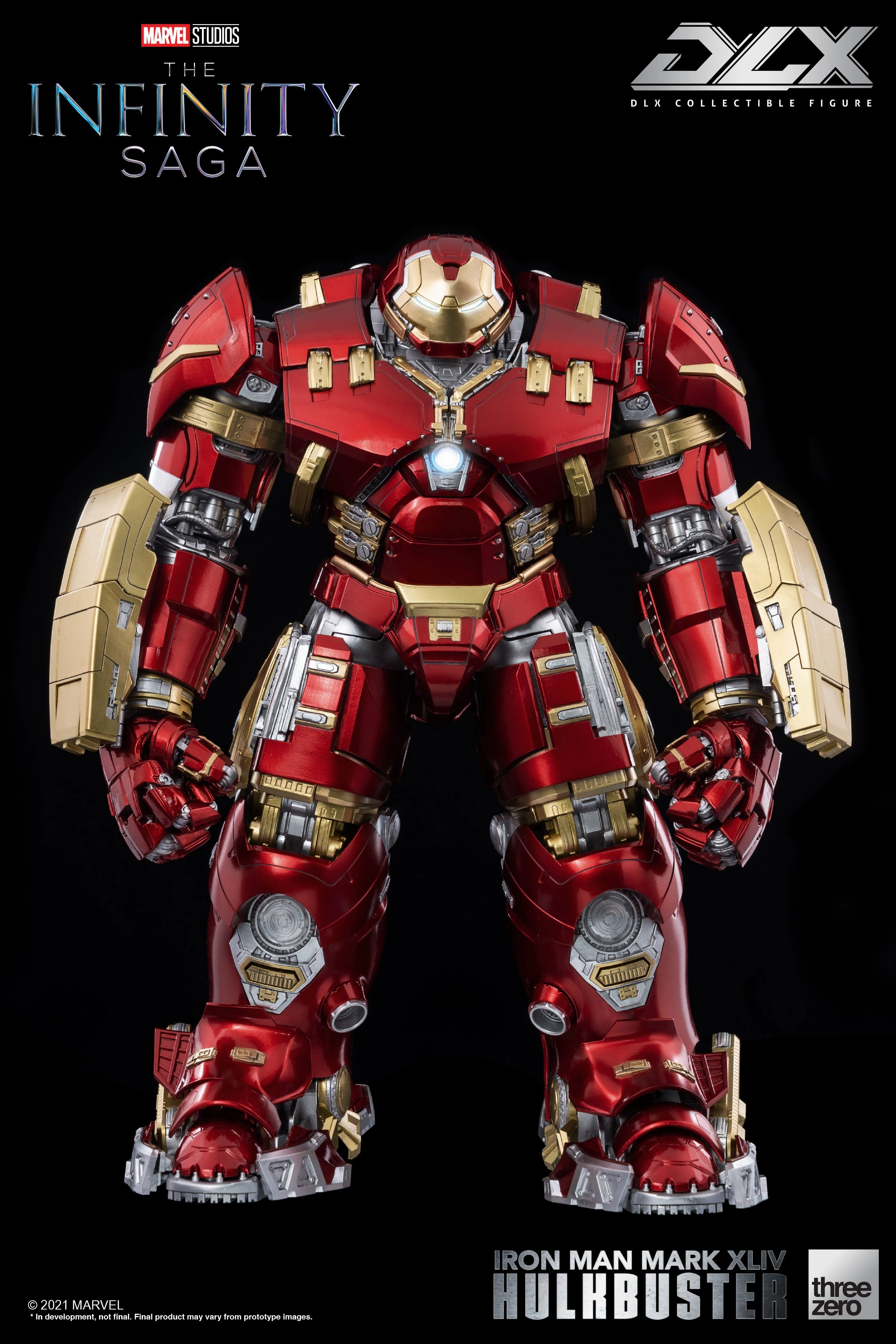 Preorder! Threezero The Infinity Saga  DLX Iron Man Mark 44 Hulkbuster Dynamic Pose Kaiju Statue