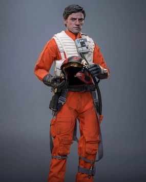 Preorder! Hot Toys MMS806 Star Wars The Force Awakens 1/6th scale Poe Dameron Collectible Figure Monochrome Design