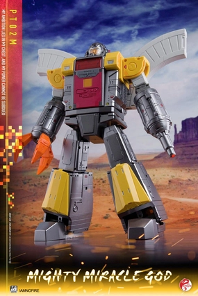 PT-02M Mighty Miracle God (Metallic Color) Movie Display