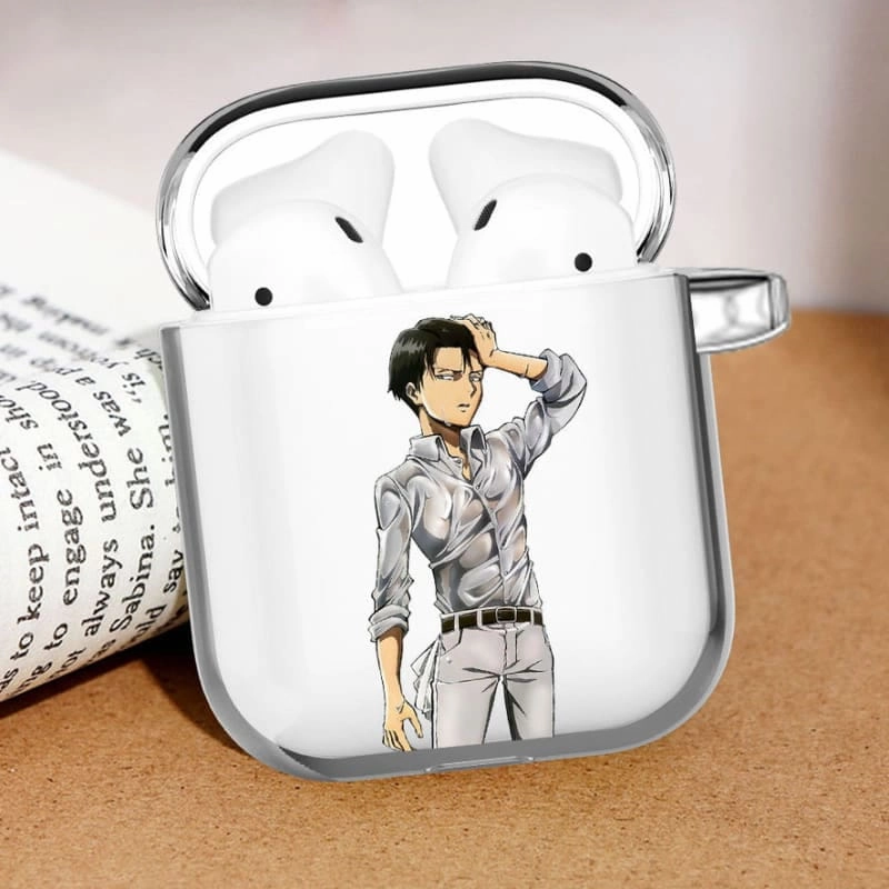 Coque Airpods Rivaille- Attaque des Titans? Detailed Sculpture