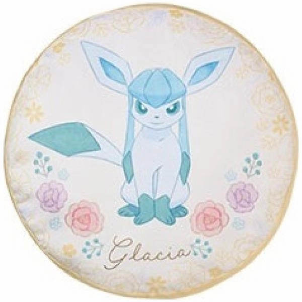 Pokemon: Glaceon Floral Ensemble Reversible Cushion Premium Art Luxury Decor