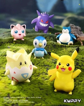 Pokemon Pikachu Minifigure Building Blocks Set PVC Decor Age Appropriate