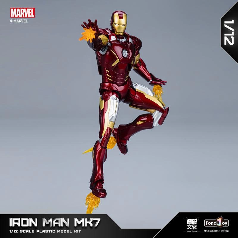 Totem Animal Non toxic 1:12 Iron Man Mark VII Mk7 Action Figure Assembly Kit