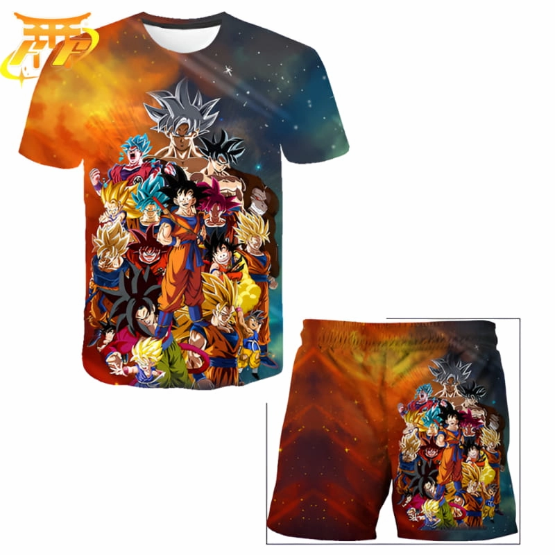 Cozy Design Pyjama Short Goku's Transformations - Dragon Ball Z?