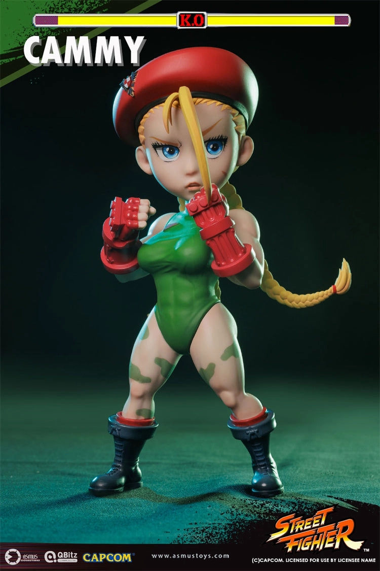 Metal Craft QBitz Street Fighter Series Cammy Soft Vinyl Action Figure