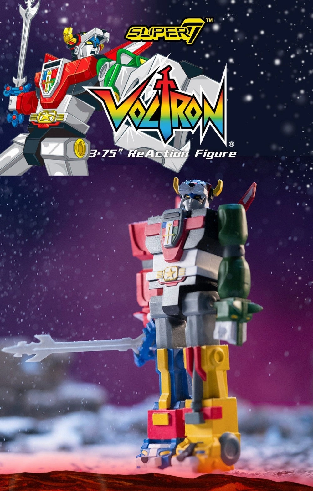 Modern Technique Voltron Vinyl ReAction Figure