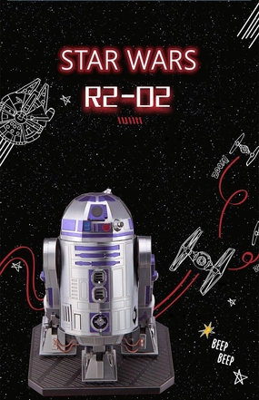 R2-D2 Metal Assembly Kit Limited Toy Press Worthy