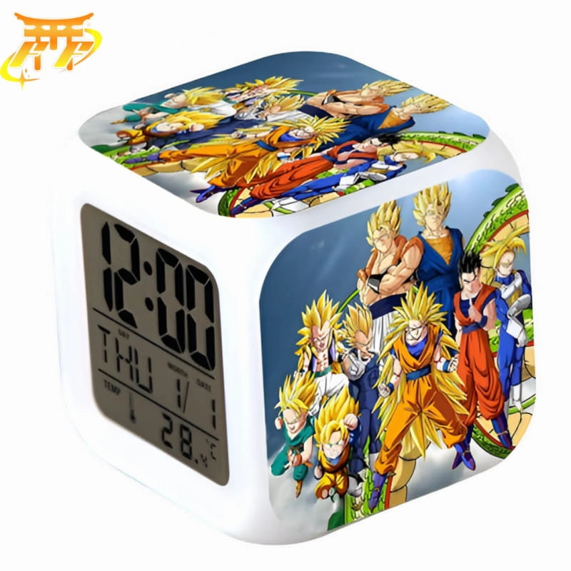 R??veil Goku et Fils - Dragon Ball Z? TagFreeDesign CompactPackableDesign