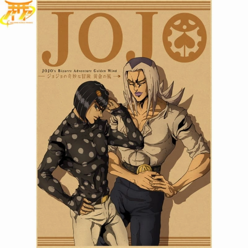 Sky Animal Silicone Model Poster Bruno Bucciarati x Abbacchio - Jojo's Bizarre Adventure?