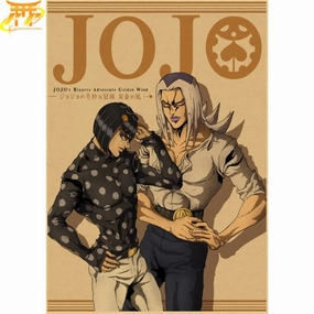 Sky Animal Silicone Model Poster Bruno Bucciarati x Abbacchio - Jojo's Bizarre Adventure?