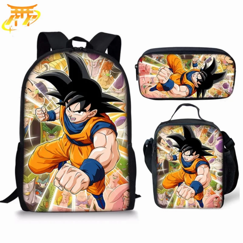 Warm Base Cartable avec Trousse et Sacoche Goku vs M??chants - Dragon Ball Z?