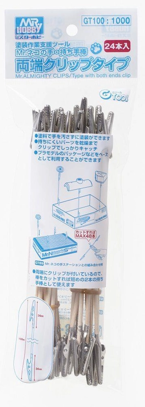 Modeling Clips: GT-100 Mr. Almighty Clips (Double Ended) Cultural Icon Pre Columbian