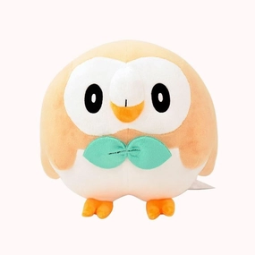 Rowlet Plush Stuffed Toy Limited Art PVC Sculpture