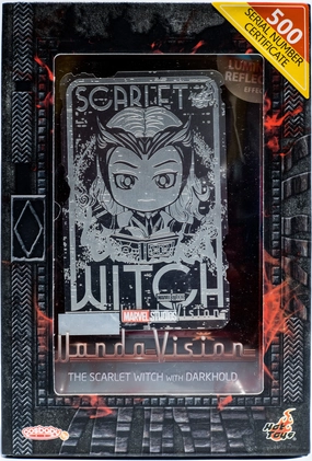 Digital Art Movie Creation Hot toys Wanda Vision The Scarlet Witch with Darkhold Cosbaby (S) Bobble Head COSB900